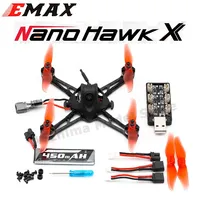EMAX Nanohawk X 3inch 120mm FPV Drone BNF Lightweight W/ F4 Flight Control TH12025 11000KV Runcam Nano3 Camera 2 Blade Propeller