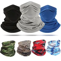 UV Protection Scarf Ice Silk Face Cover mask Neck Tube Quick-drying Outdoor Fishing Cycling Magic Motorcycle Breathable Bandana