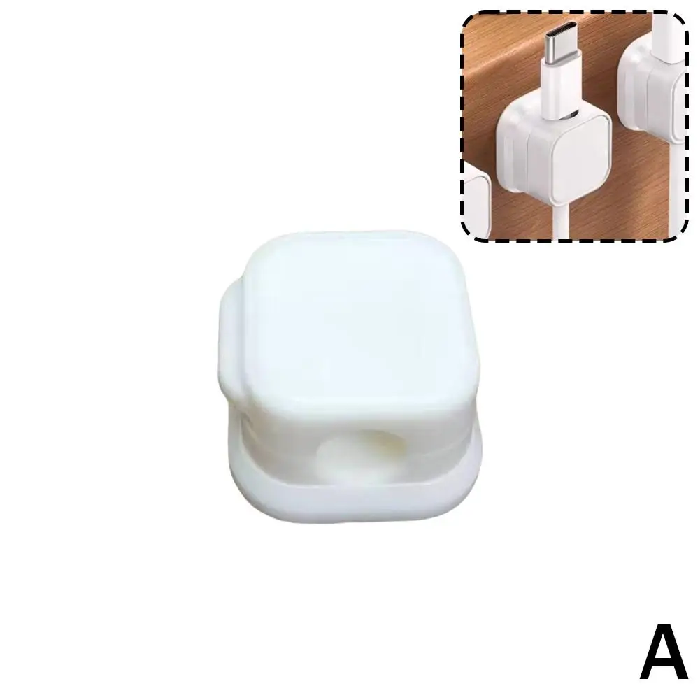 마그네틱 케이블 정리함 데스크탑 벽걸이 휴대폰 후크 랙 케이블, 스토리지 설치, 충전 플러그 케이블, P1O7 에 쉬운 버클 데이터