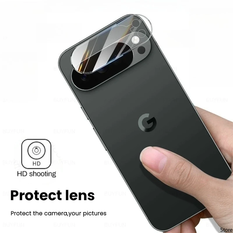 3-1Pcs Clear 3D Curved Tempered Glass Camera Lens Protector Case for Google Pixel10 Pixel 10 Pro Pixel10Pro XL Pixel10ProXL 5G