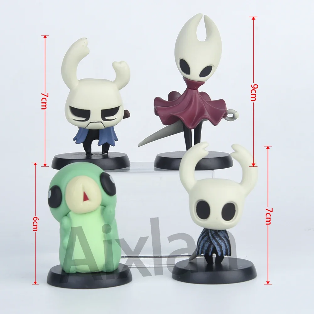 Aixlan Q Version The Hollow Knight figura de Anime PVC Hollow Knight figura de acción Hornet estatuilla modelo coleccionable juguetes para niños