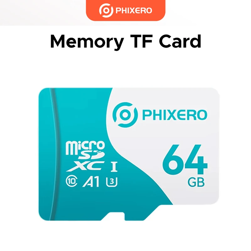 phixero-メモリーカード-tfカード-16gb-カメラ、cctv、アクションカメラ対応-高速-ブルーカラー-メモリーフラッシュカード-スマホ＆pc用