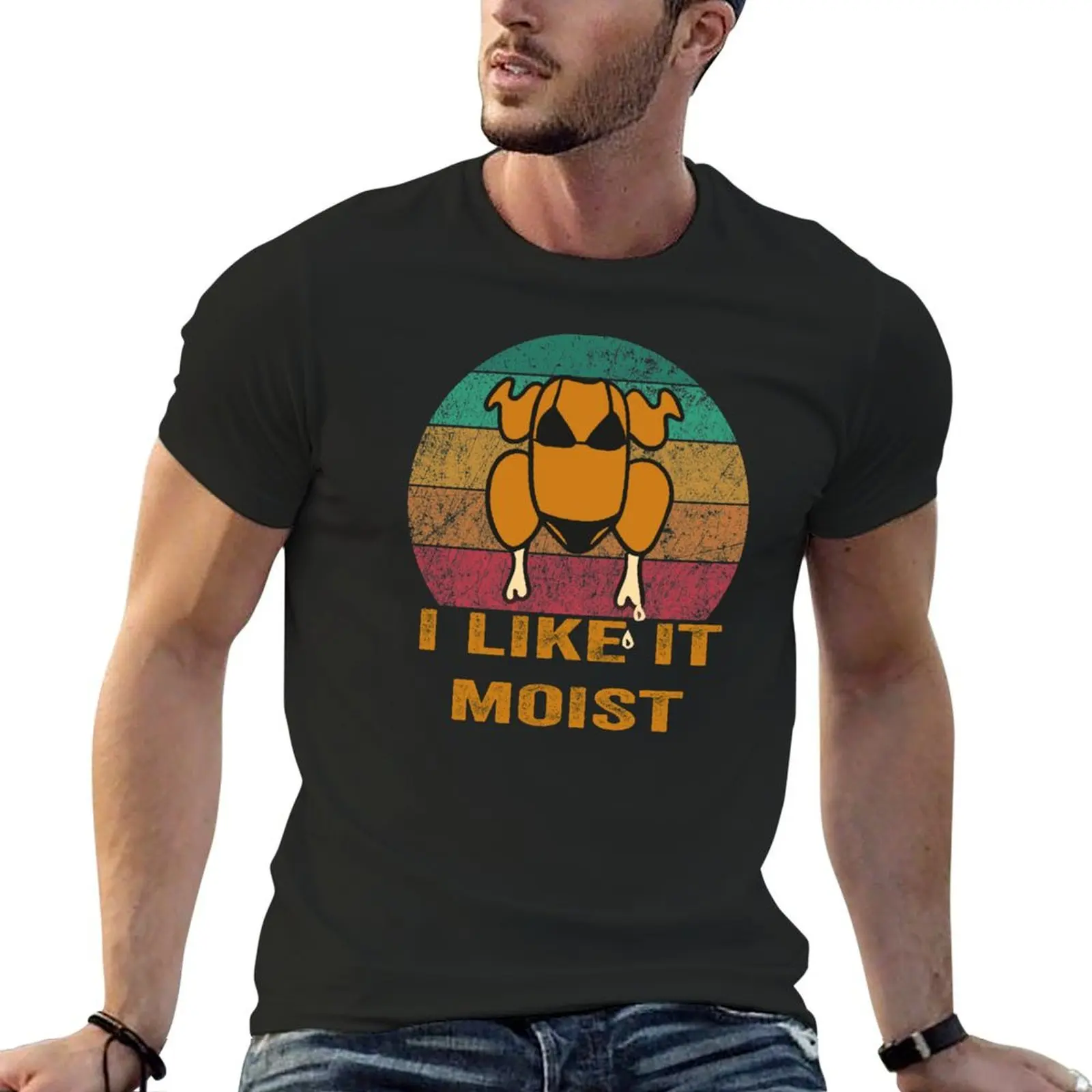 i like it moist T-shirt quick-drying oversizeds funnys sublime tshirts for men