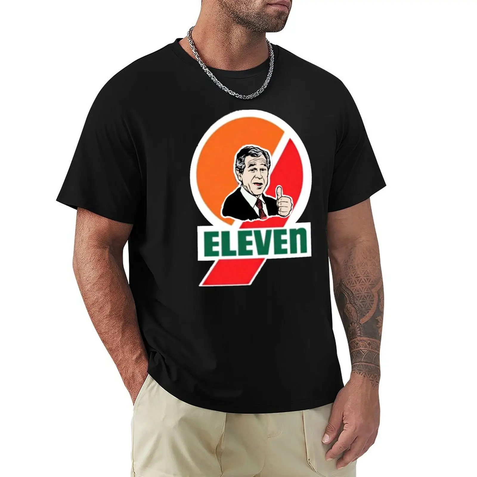 

Bush Did 9/11 Logo T-Shirt plus size tops vintage anime shirt hippie clothes Men's t-shirt