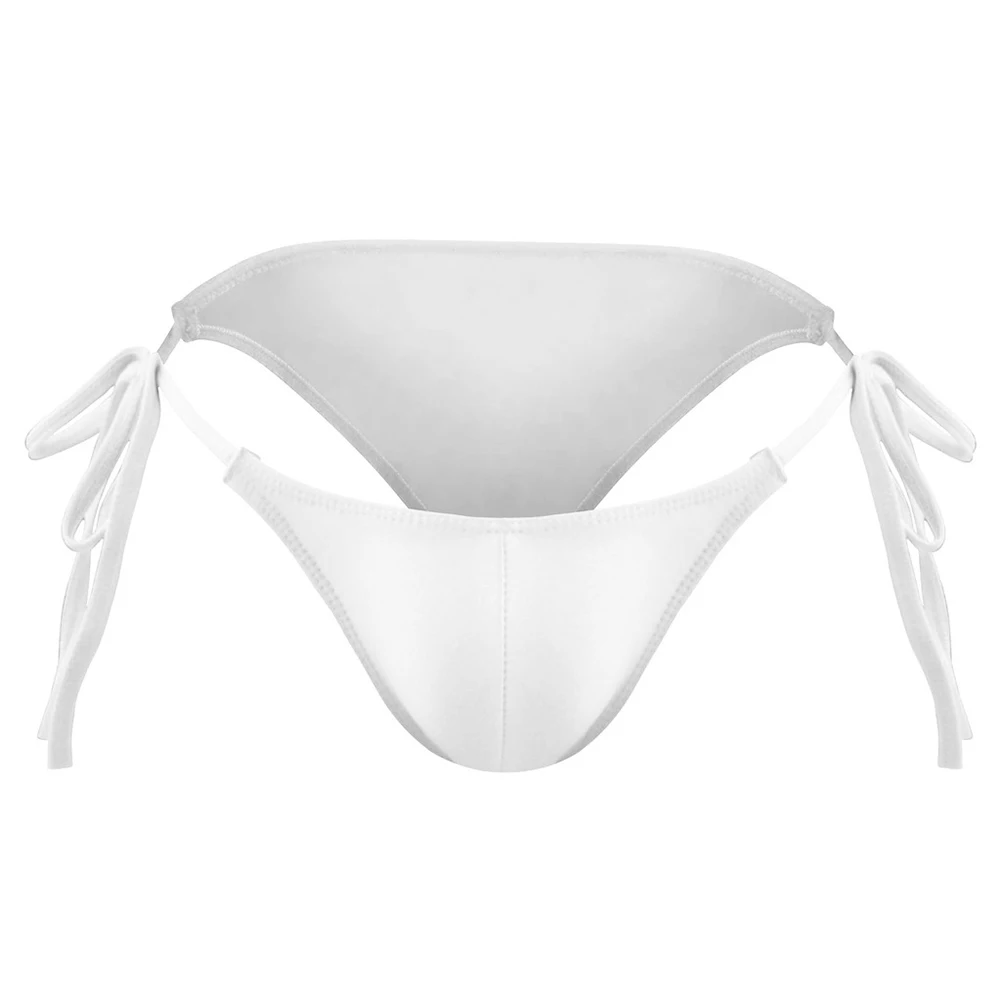 Mannen Jockstrap Lage taille Gestreepte Verstelbare Slipje Verbeteren Pouch Thong Bikini Mini Tanga Slips Poseren Ondergoed Tanga Slip
