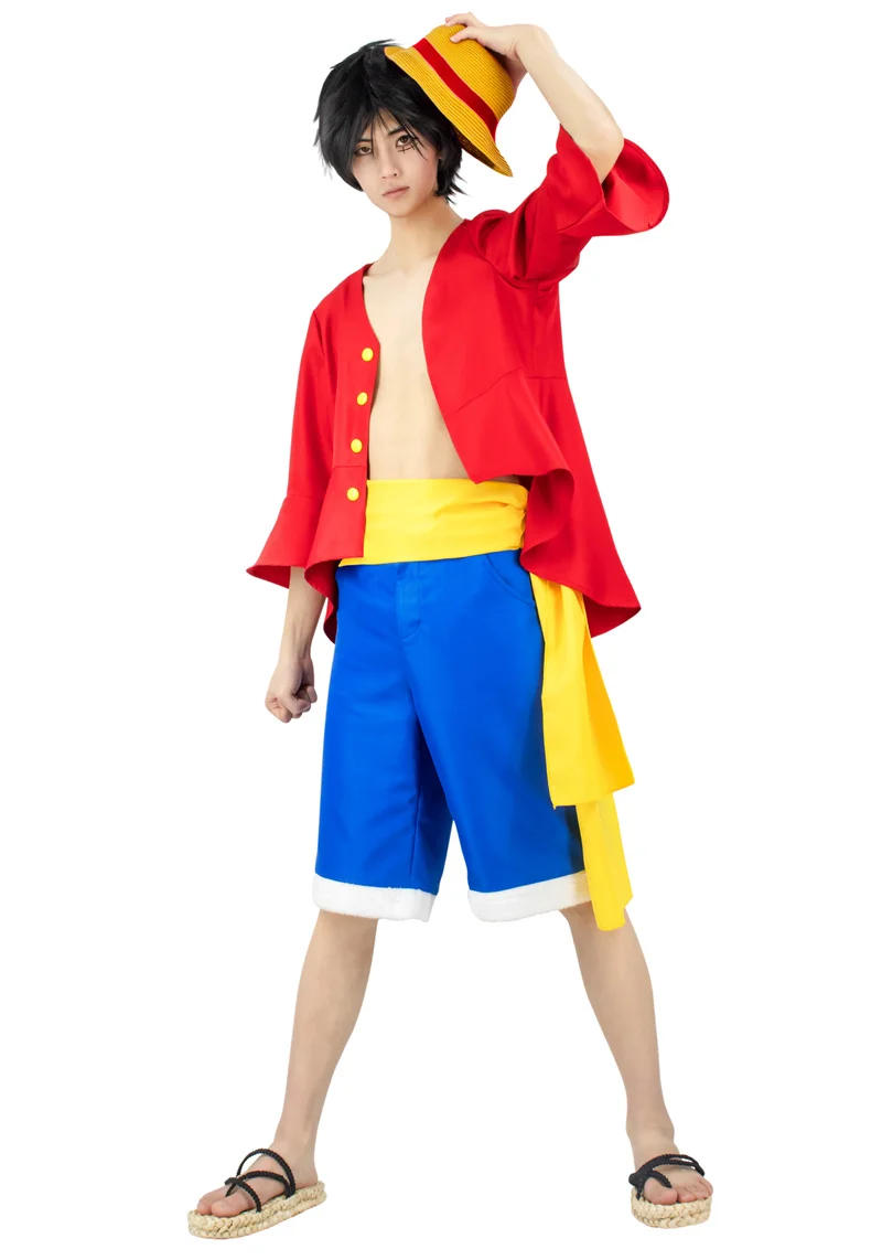 Wenam Luffy Strohoed Hot Japan Anime Aap D Luffy Hoed Voor Vrouwen Mannen Japanse Cartoon Rekwisieten Hoed Feest Cosplay Accessoires