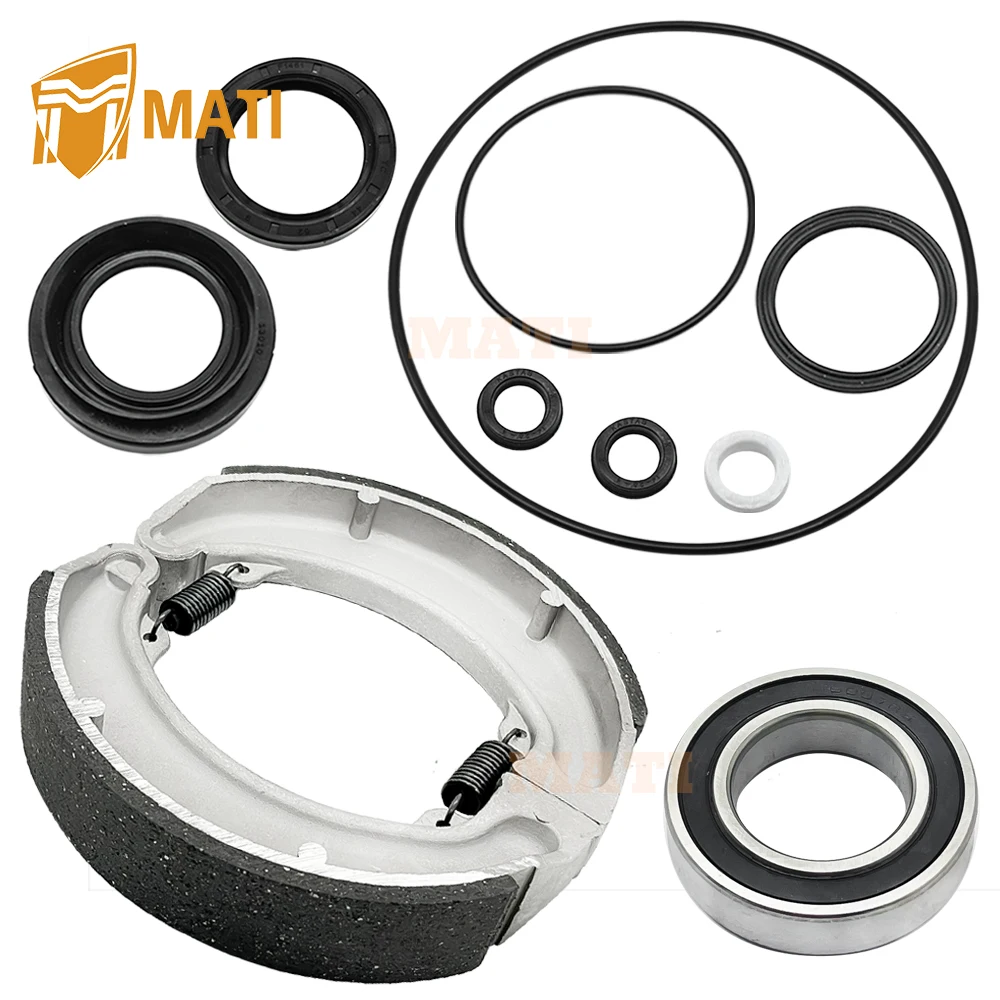 

Комплект уплотнений подшипников задних тормозных барабанов MATI для Honda TRX300 Fourtrax 300 1988-2000 91252-HM5-630 91052-HB3-771 06430-HM5-A80