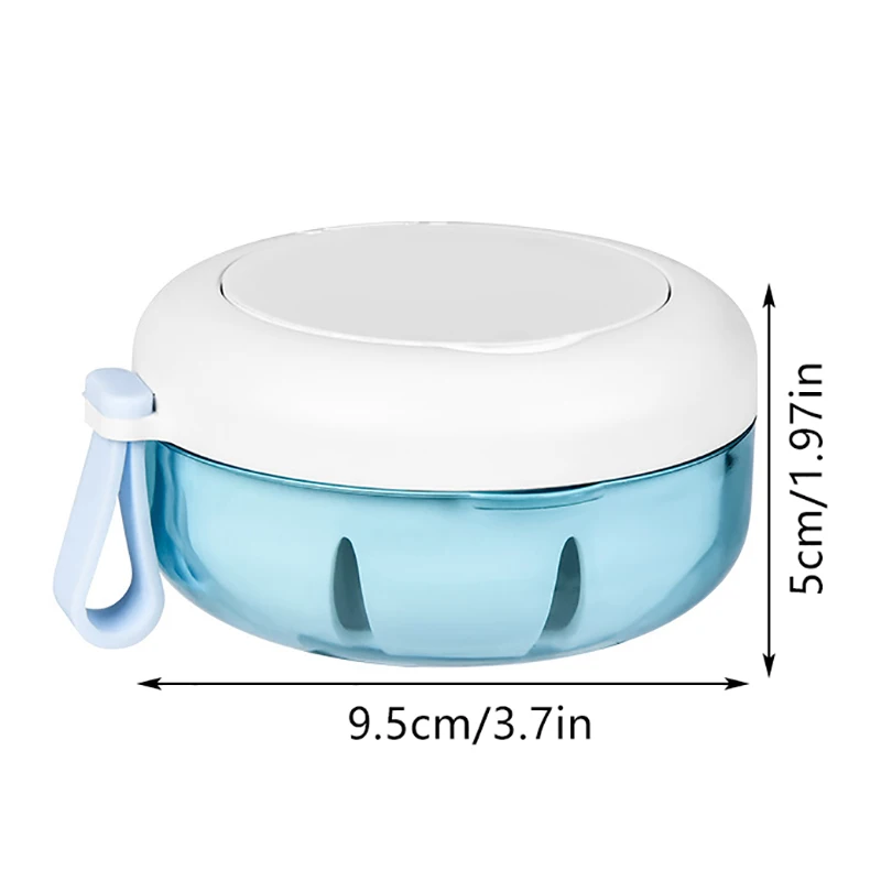 Contenitore sigillato per strumenti per la cura dei denti Scatola per la pulizia Scatola per apparecchi ortodontici per denti Scatola per riporre denti finti Custodia per dentizione Scatola per bagno per protesi