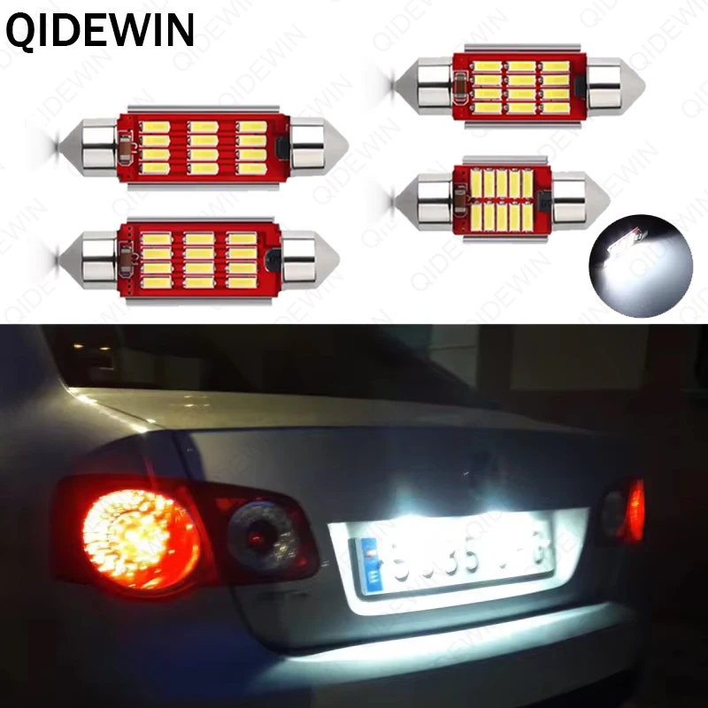 

2pcs Canbus Festoon 36mm LED Bulb C5W 4014 SMD Lamp Car License Plate Lights For Volkswagen VW Golf 3 4 5 6 Passat B6 B5 3c Polo