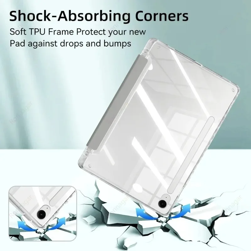 Inteligentne etui Y-Fold do Samsung Galaxy Tab S12 Plus 12.4 2026, S11, S10 Lite, etui 5G SM-X730/X736, S10, S9, S7 FE, S8 Plus 12.4, 13.1. — zdjęcie produktu 6