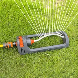 Automatic Oscillating Sprinkler Watering Garden Sprinklers with 19 Hole Nozzle for Lawn Watering/Bridge Maintenance/Roof Cooling