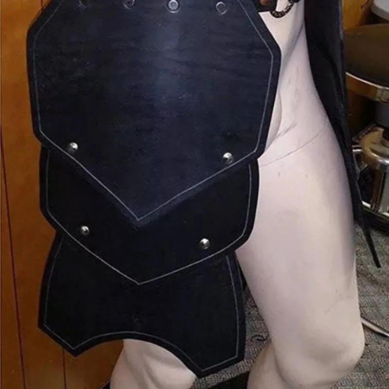 Kostum Cosplay Renaisans Abad Pertengahan Sabuk Kulit PU Tasset Armor Viking Knight Ranger Rok Pertempuran Gothic Steampunk Faulds LARP