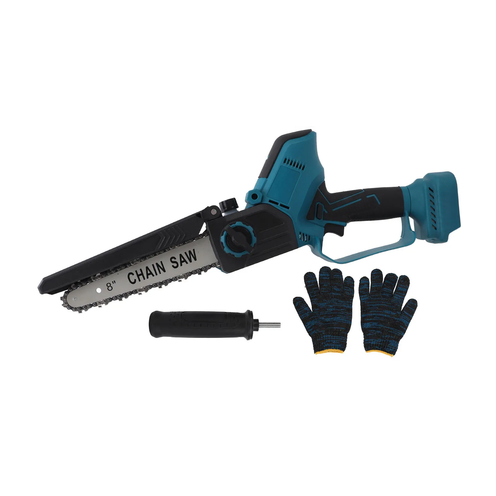 8 Inch Brushless Cordless Chainsaw Mini Handheld Chain Saw Matching Oiler Tree Pruning Wood Cutting 18V Gardening Tools