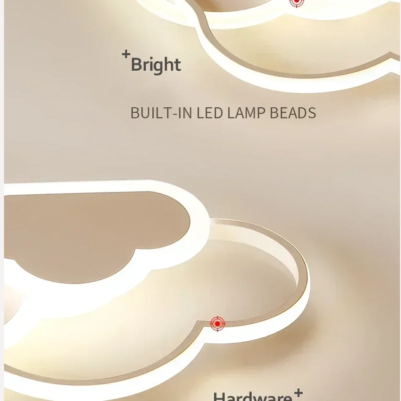 

Cartoon minimalist creative Cloud Ceiling Light LED Nordic style children's bedroom living room lamp