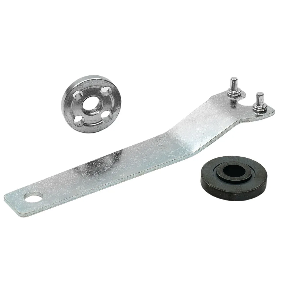 Llave multifunción, amoladora angular, brida, tuerca de bloqueo, juego de herramientas eléctricas de Metal, suministros de plata, accesorios para equipos
