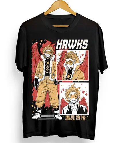Imagen 2 del producto Camiseta My Hero Academia anime Wing Hero Hawks Keigo Takami manga todas las tallas