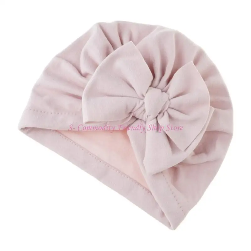 85AE Soft Beanie Cap Warm Headwear Fashionable Headband Bonnet for Newborn Infants