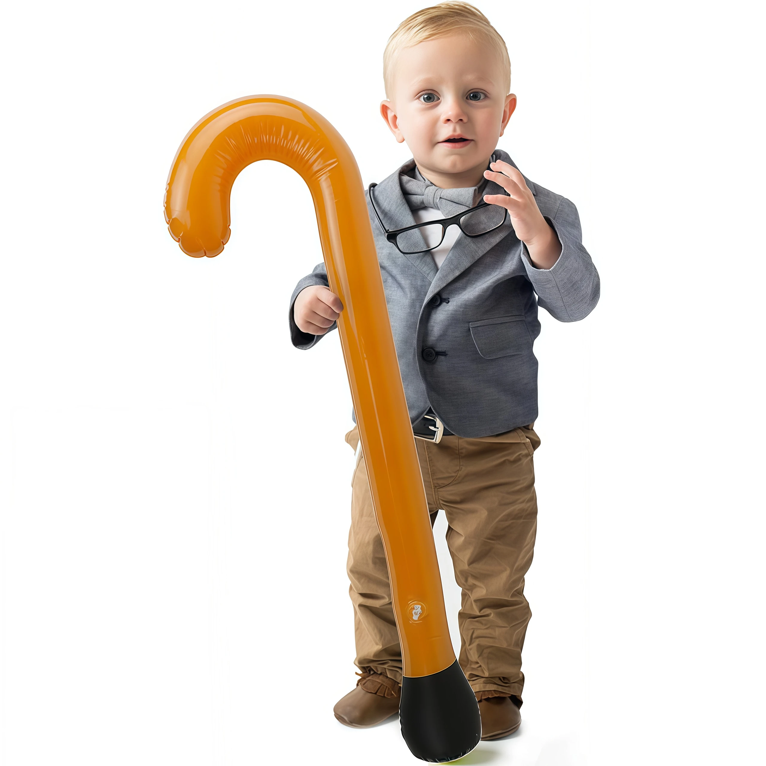 Strój Staruszka dla Dzieci Kostium na 100 Dni Szkoły dla Chłopców Strój Dziadka Akcesoria do Cosplay na Halloween Karnawał Rekwizyty do Przebierania się