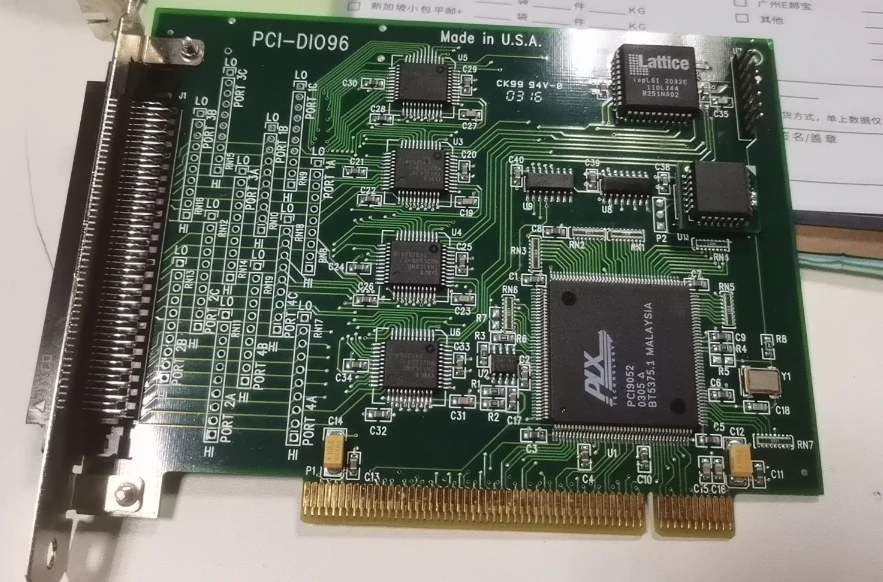 

For US NI PCI-DIO-96 PCI-DIO96 Data Acquisition Card with 1 Meter Original Line R1005050