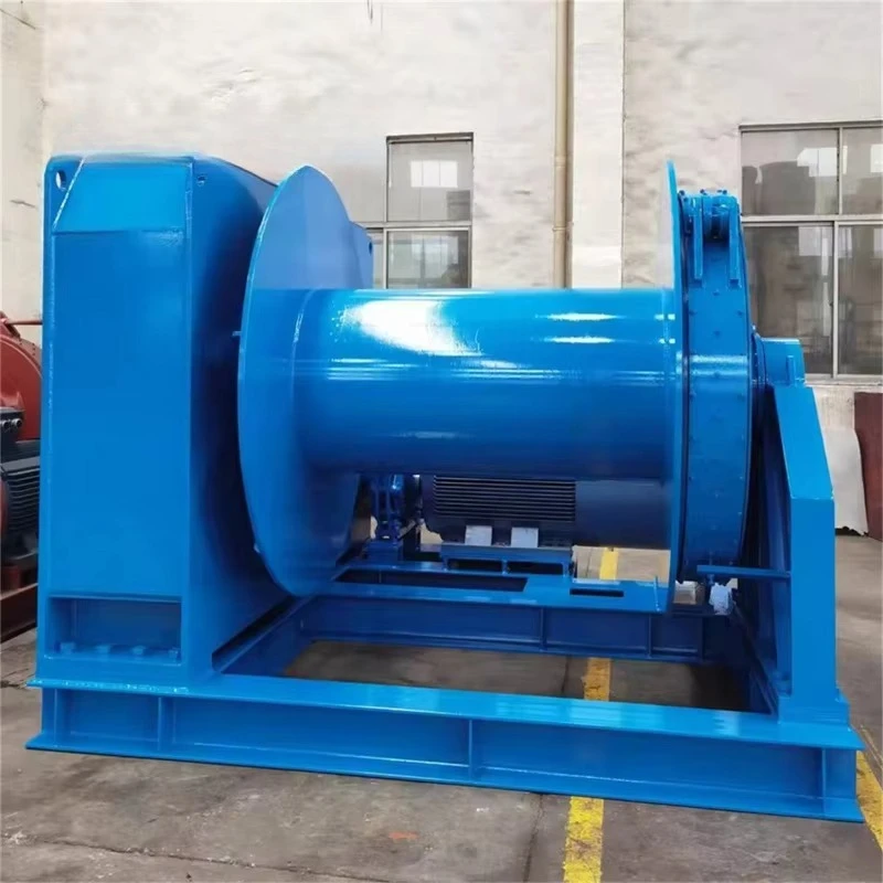 Marine Deck Equipment 15ton To 70ton Electric Motor Slipway Winch For Sale