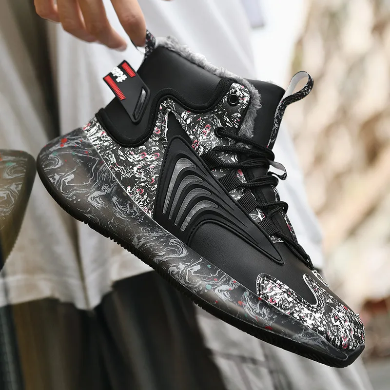 Men Boots 2026 New Winter Slippers Warm Men Shoes Waterproof Non-Slip Plush Sneakers Male tenis shoes Boots Men Sneakers Winter