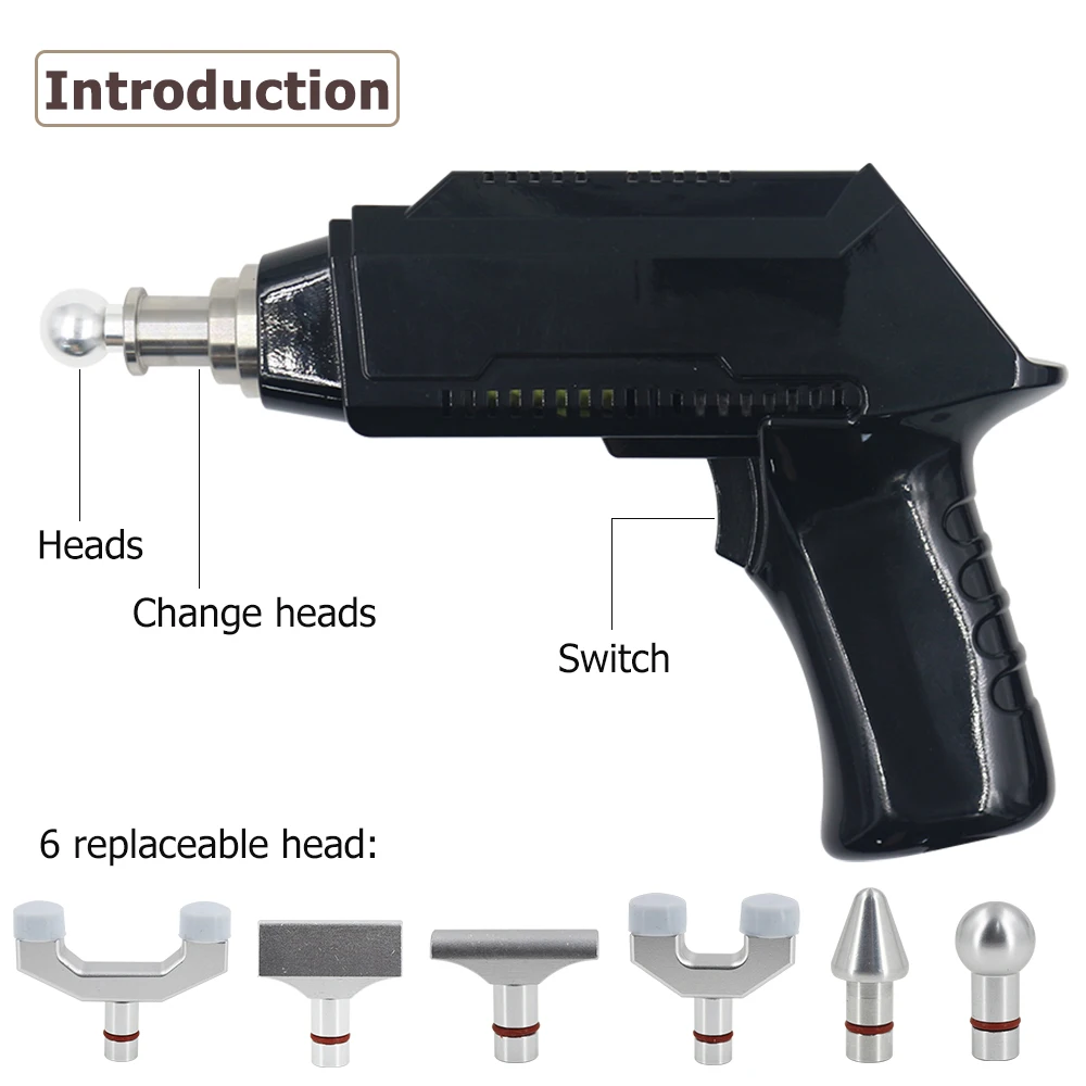 أداة ضبط العلاج بتقويم العمود الفقري الكهربائية العلاج العمود الفقري دفعة تدليك قابل للتعديل تصحيح بندقية الجسم الاسترخاء مدلك 2026 جديد #3