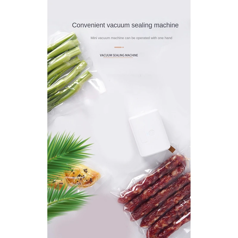 Vacuum Sealing Machine Food Vacuum Sealer Set Automatic Commercial Household Sealer Machine Kit With 4 Vacuum Bags