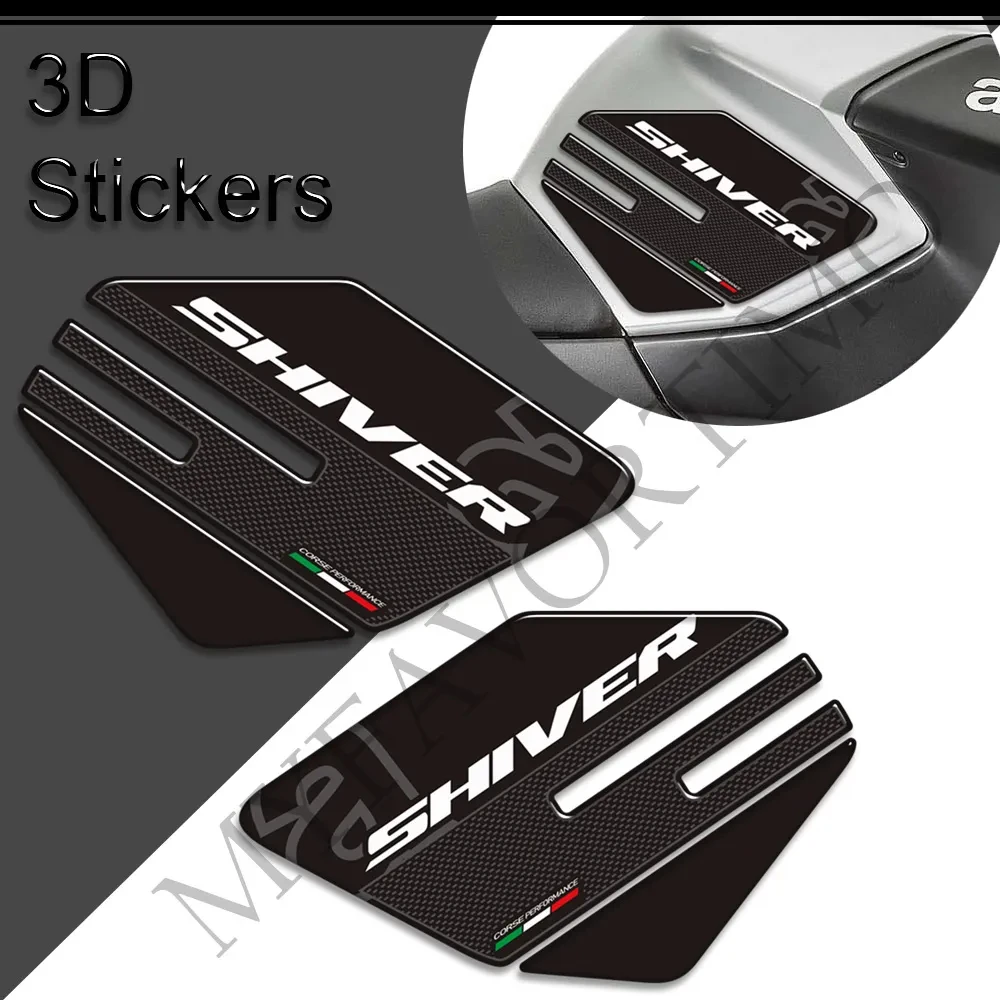 Motorfiets Voor Aprilia SL 750 900 Shiver Tank Pad Grips Gas Stookolie Kit Knie Stickers Decals Protector 2018 2019 2020 2021 2022