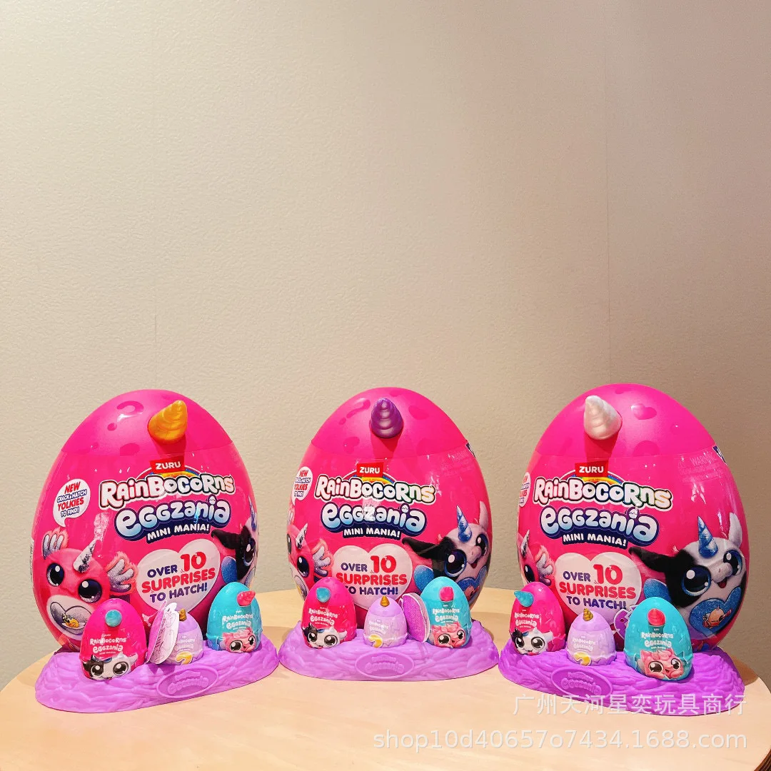 

Оригинальное яйцо-сюрприз Zuru New Zealand Rainbocorns Eggzania Mini Mania Unicorn Magic Egg с более чем 10 коллекционными игрушками-сюрпризами для вылупления, подарок
