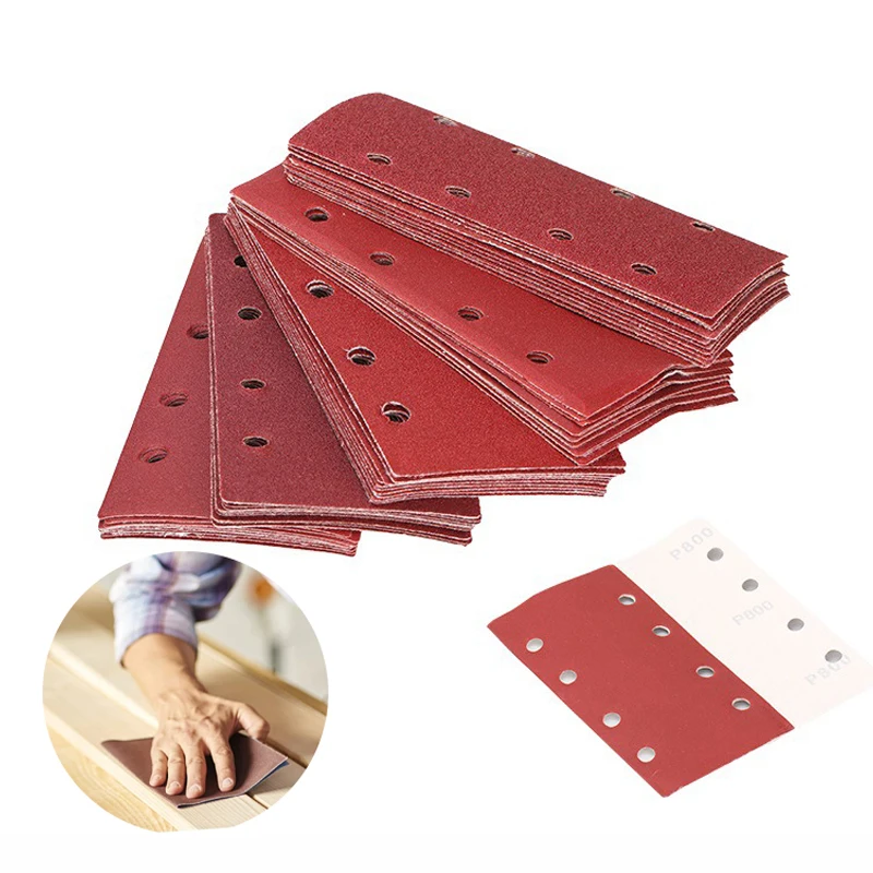 

10 шт. 93x185 мм квадратная наждачная бумага, флокированная наждачная бумага, диск специальной формы, абразивная шлифовальная машина для стекла, инструменты для полировки дерева