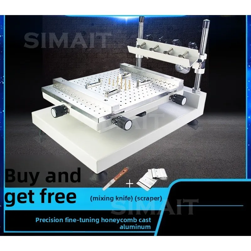 Screen Printing Table Smt Manual High-precision Screen Printing Table Medium High-precision Solder Paste Printing Table