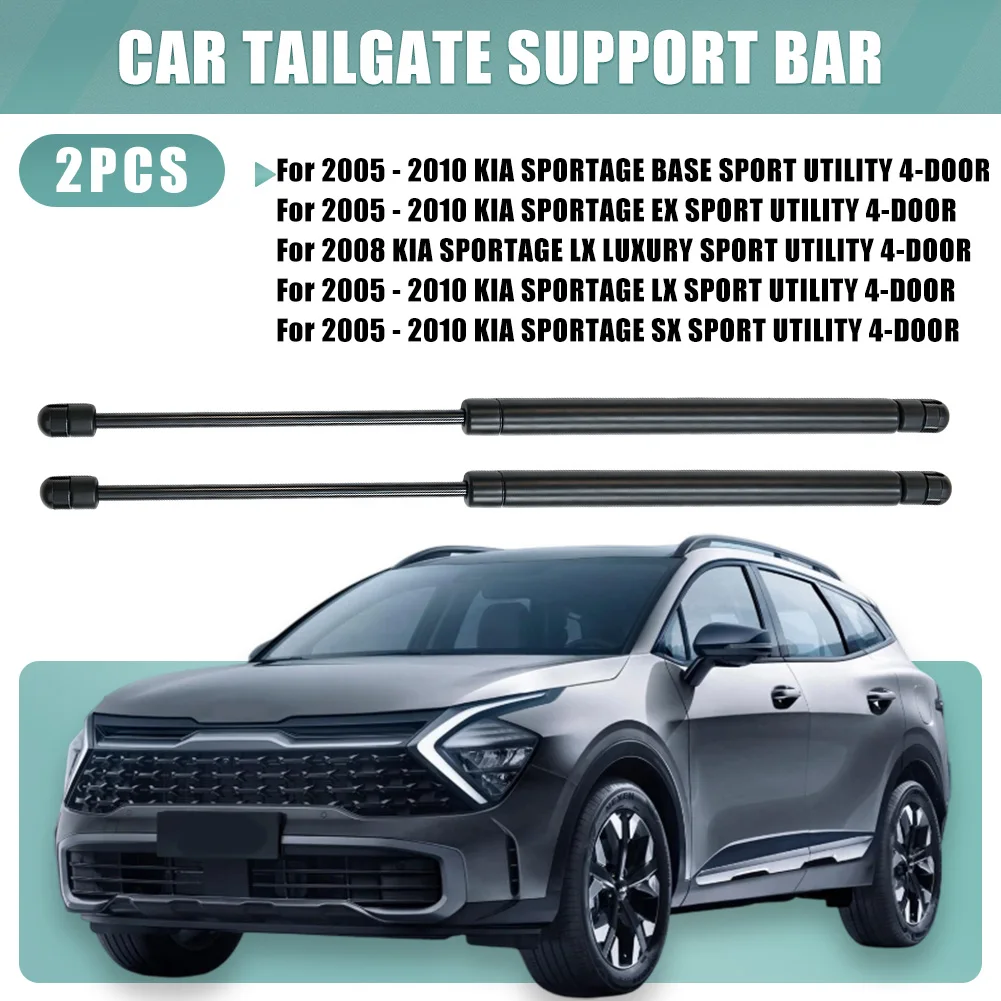 2pcs Car Tailgate Struts For Kia Sportage 2004-2010 Rear Trunk Lift Support Dampers Boot Gas Spring Struts Auto Accessories