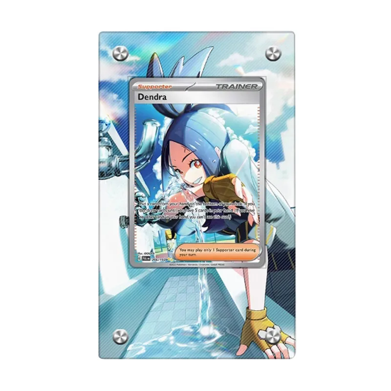 بوكيمون توروس تمديد اللوحة عرض موقف PTCG بيكاتشو روكسان دندرا لعبة كلاسيكية الاكريليك الطوب مهرجان هدية لا بطاقة