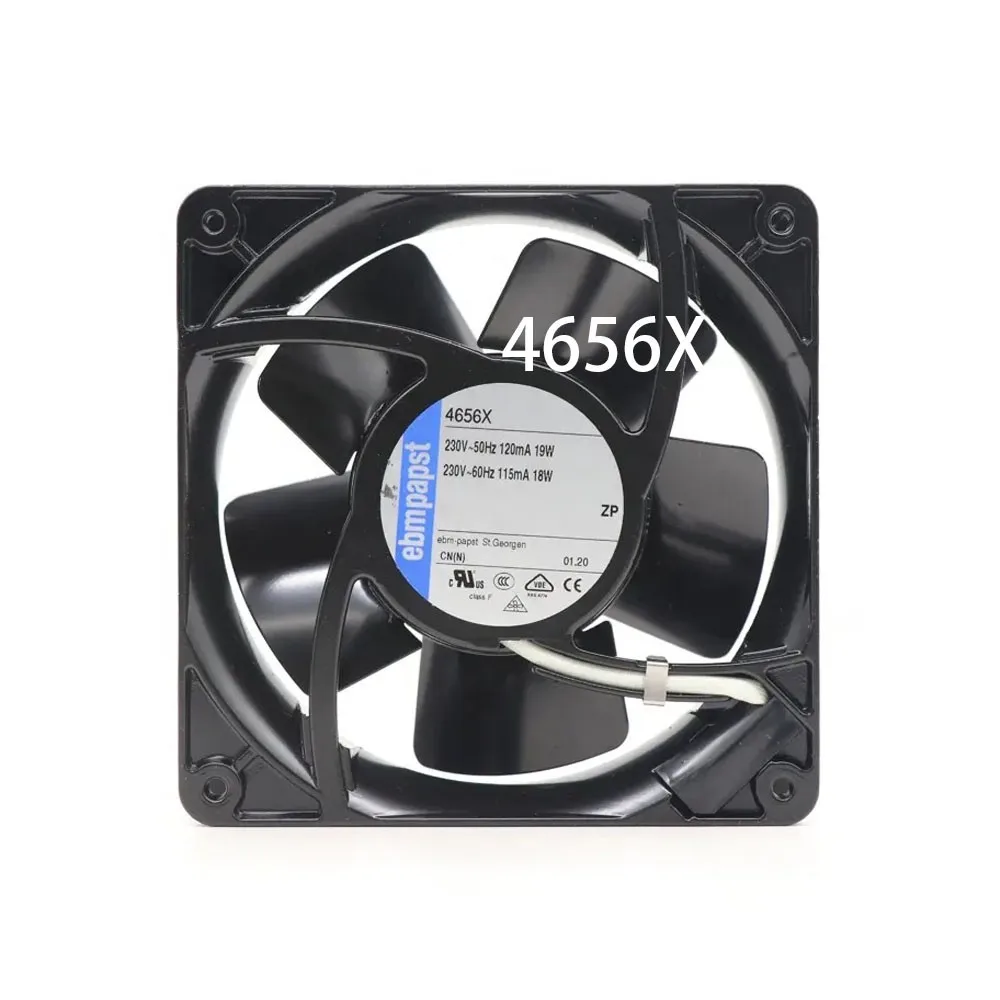 

For New Ebmpaps 4656X 230VAC 19/18W 115mA 120x120x38MM High Speed Server Cooling Fan -