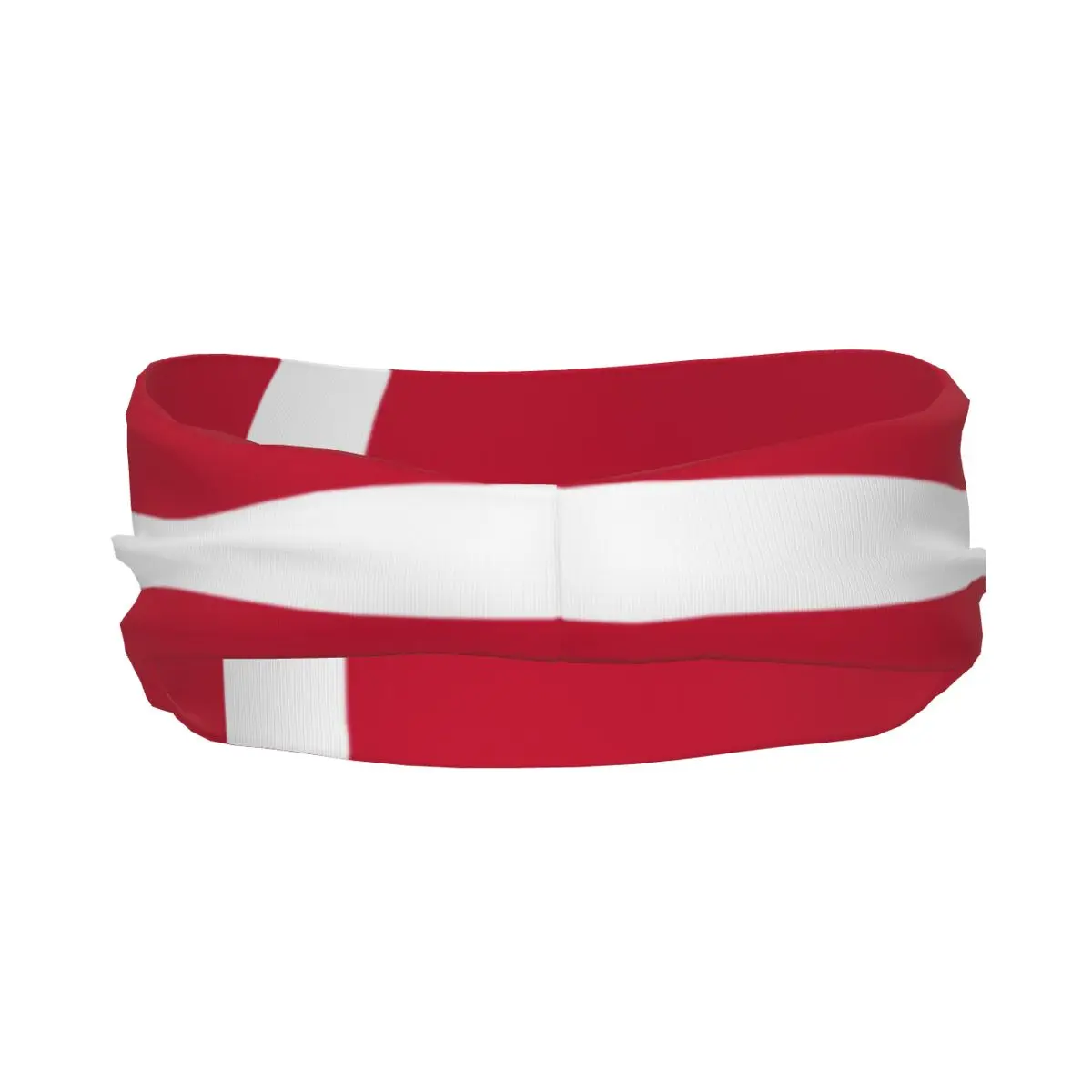 Bando olahraga antilembap, ikat kepala rambut keringat bendera ikat kepala Yoga Denmark