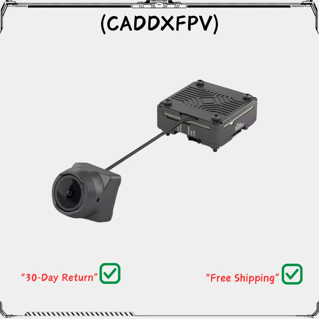 

CADDXFPV Farsight Camera Аналоговая камера AI с интеллектуальным зумом и AI BOX 0 Lux 122,5 ° FOV 1500TVL 8-кратный быстрый зум для RC FPV дрона