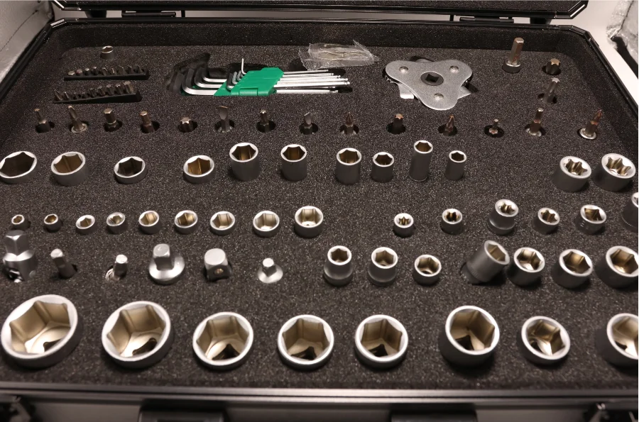 121PCS OEM Professional Cordless Electric Torque Wrench Tool Set High Carbon Steel Hard Case Automotive Repair Industrial
