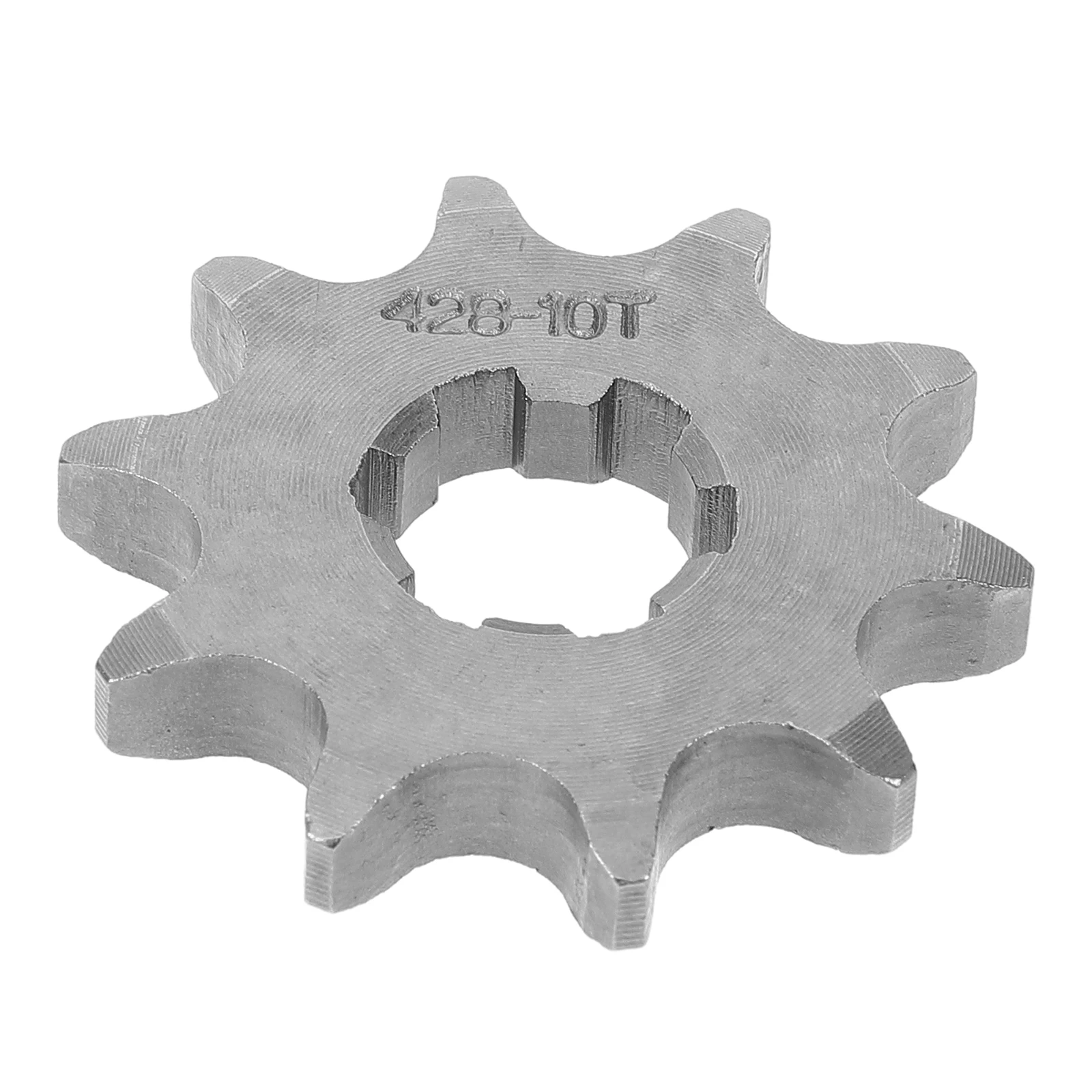 

Motorcycle Front Sprocket Engine Chain Sprocket Durable Replacement Atv Off-Road Bike 428-17Mm-10T Compatible Transmission