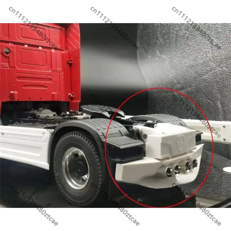 RC Tractor‑Truck Rear Spoiler Tail Beam Modification Parts, Upgrade Body‑Shell Accessory For Semi‑Truck Hobby Model