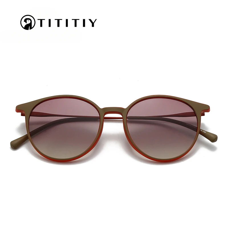 TITITIY-نظارات شمسية مستقطبة خفيفة للغاية للنساء ، تصميم أنيق بسيط ، إكسسوارات ملابس يومية ، طبق ، جديد