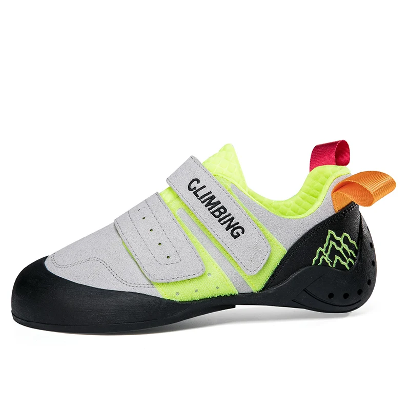 

High Quality Lightweight Outdoor Non-slip Professional Training Sports Wall Student Rock Custom Men Kids Climbing Shoes
