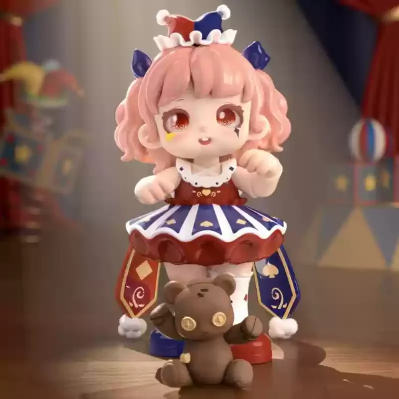 ميانا تلبية في بلاد العجائب سلسلة Kawaii أنيمي عمل الشكل صندوق أعمى لعبة مفاجأة سر دمية للفتيات هدية عصرية