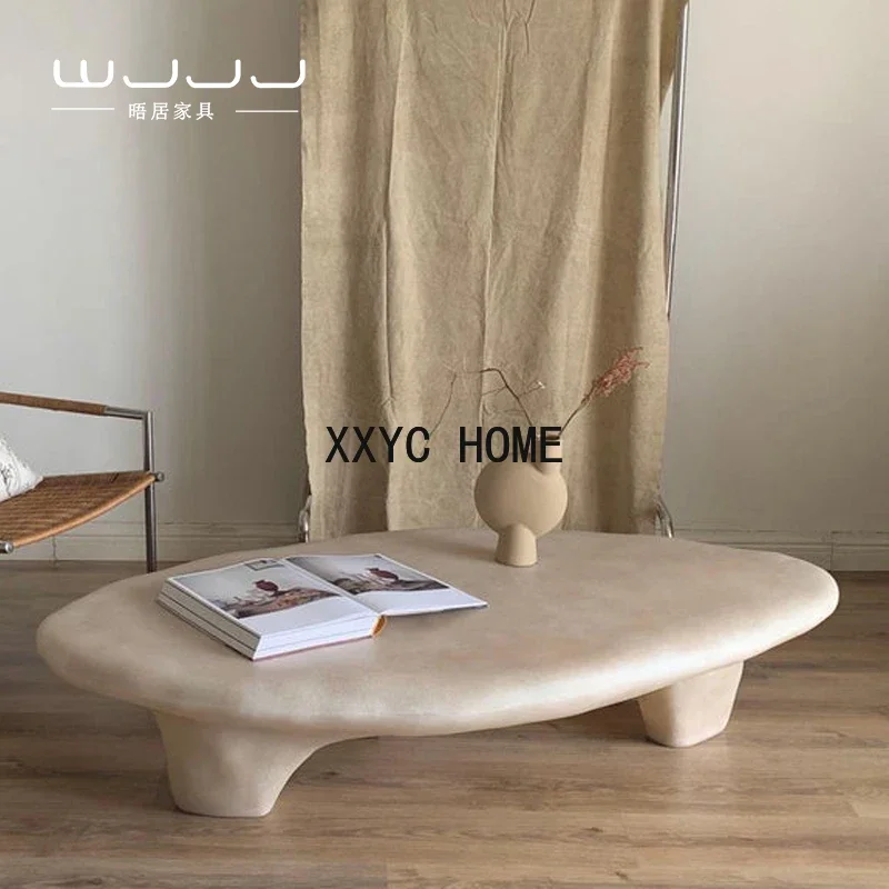 Moderne lichte luxe Art Frp speciaal gevormde Pebble Designer Nordic Leisure theetafel