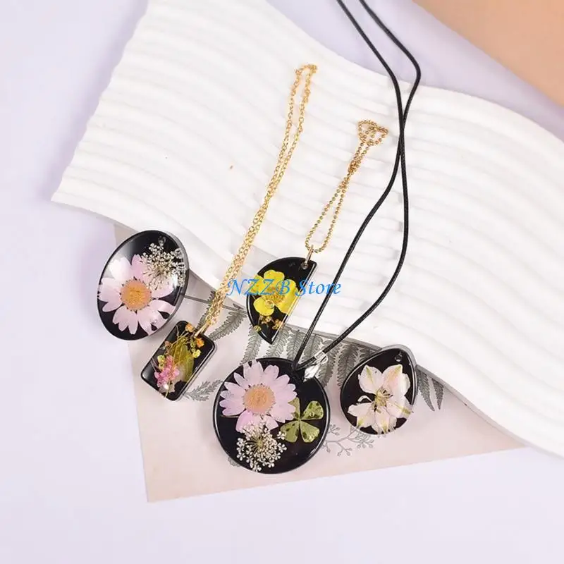 T21F عيد الميلاد قلادة قلادة قالب من السيليكون قالب تزيين المنزل مناسب للنساء