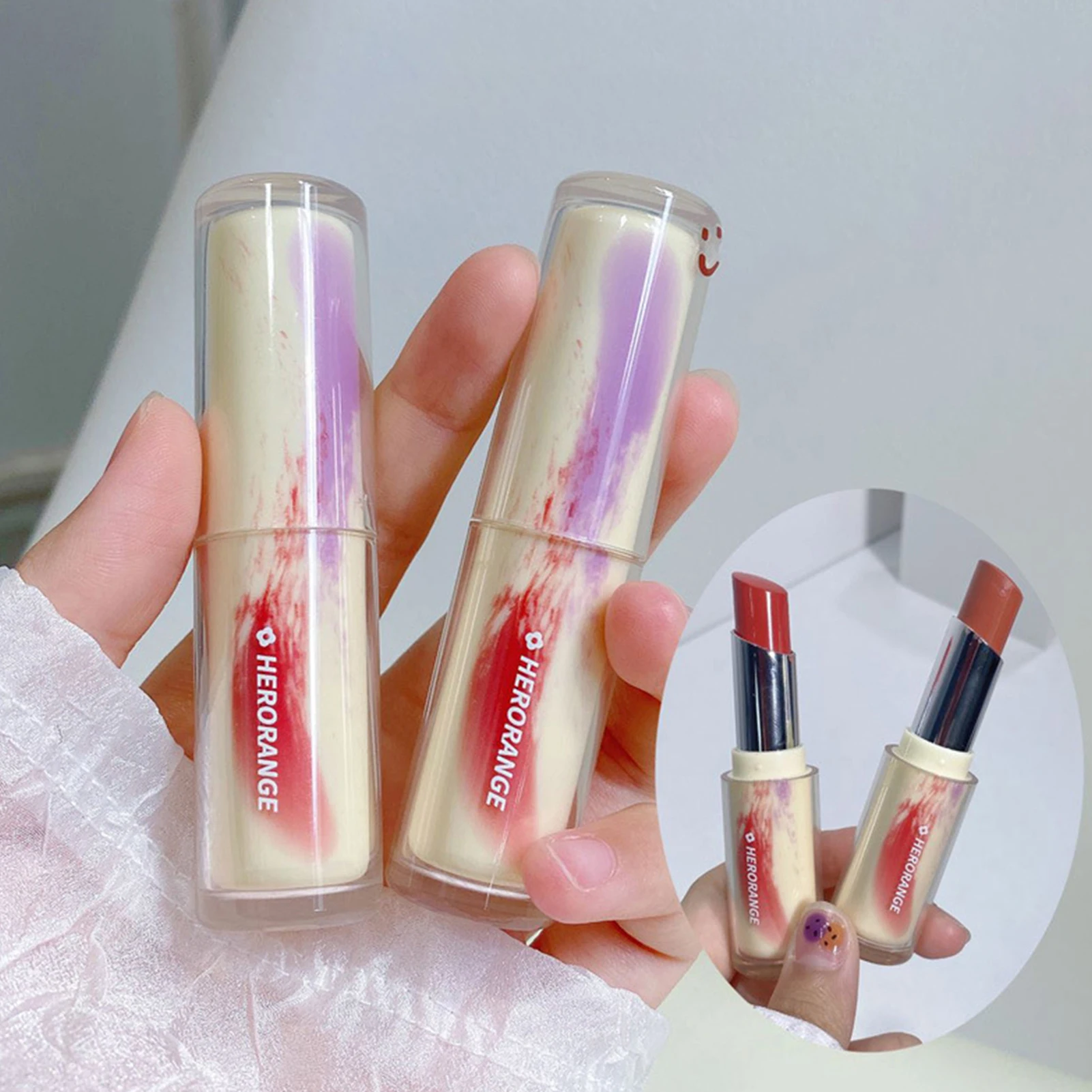 Hydraat Lip Glowy Balsem Niet-Plakkerig Langdurige Gladde Lipgloss Voor Verjaardag Kerstcadeau