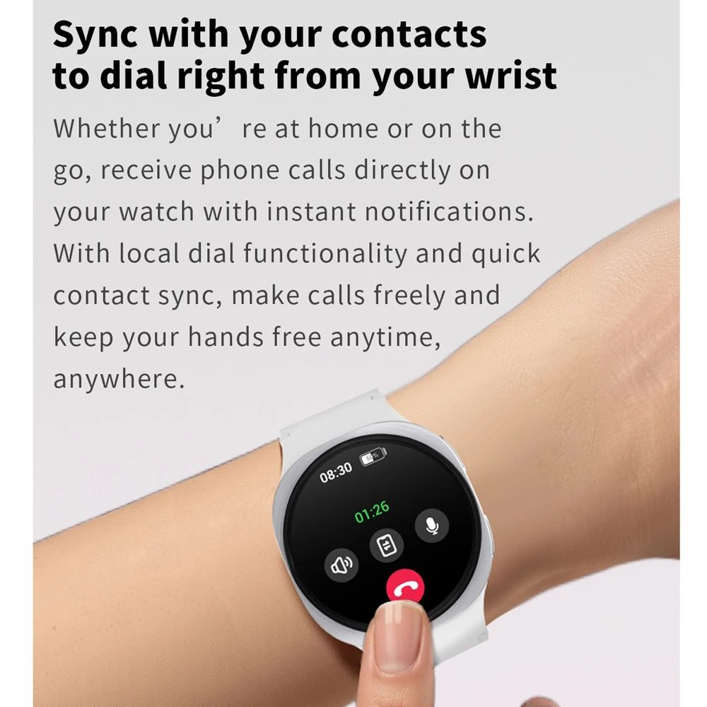 2025 خريطة جديدة الملاحة ساعة ذكية SOS الرياضة معدل ضربات القلب الأزرق الأسنان دعوة الساعات 8 مساعد صوت شحن لاسلكي Smartwatch