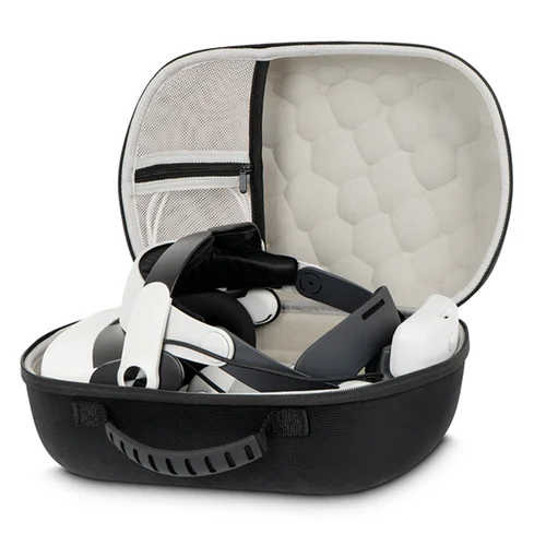 Imagen 1 del producto Estuche de transporte duro para gafas Meta Quest 3 3S VR, bolsa de almacenamiento, Estuche De Viaje para BOBOVR /Oculus Quest 2/Kiwi Design VR, accesorios