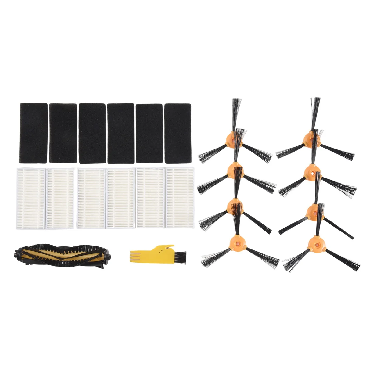 Replacement Parts for ECOVACS DEEBOT 600 601 605 710 N79 N79S Yeedi K600 K700 Robot Vacuum Cleaner Accessory Kit-Furlan