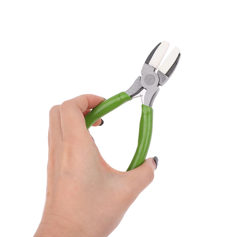 New Black/Green Flat Nose Pliers 6 In 1 Round Nose Plier For DIY Wire Wrapping Jewelry Making Loop Making Durable Diagonal Plier