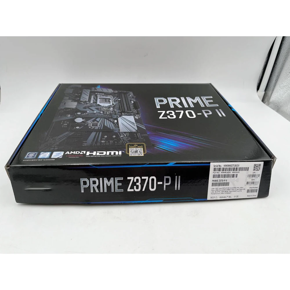 

Desktop Motherboard For PCIe 3.0 M.2 Socket 3 LGA 1151 9th/8th Generation Core i7/i5/i3 DDR4 PRIME Z370-P II